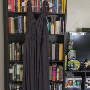 Grey Knit Maxi Dress